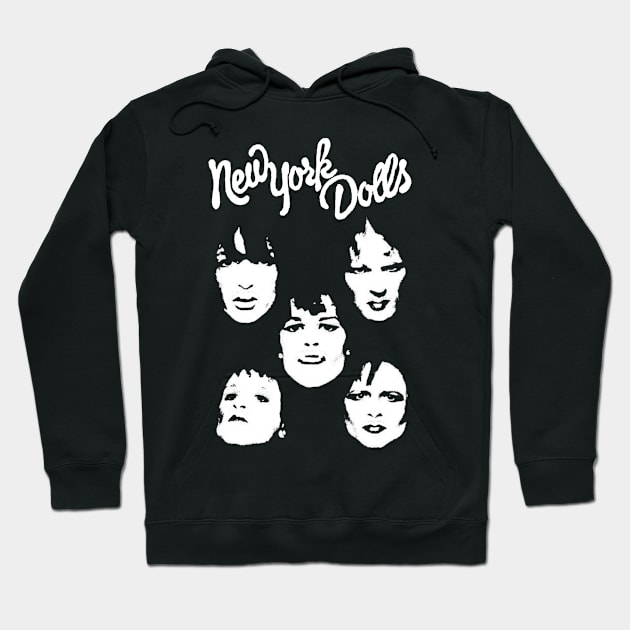 New York Dolls Hoodie by CosmicAngerDesign